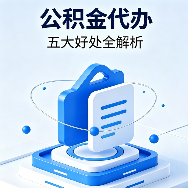 拉萨公积金代办到底值不值？这5大好处让你少走弯路